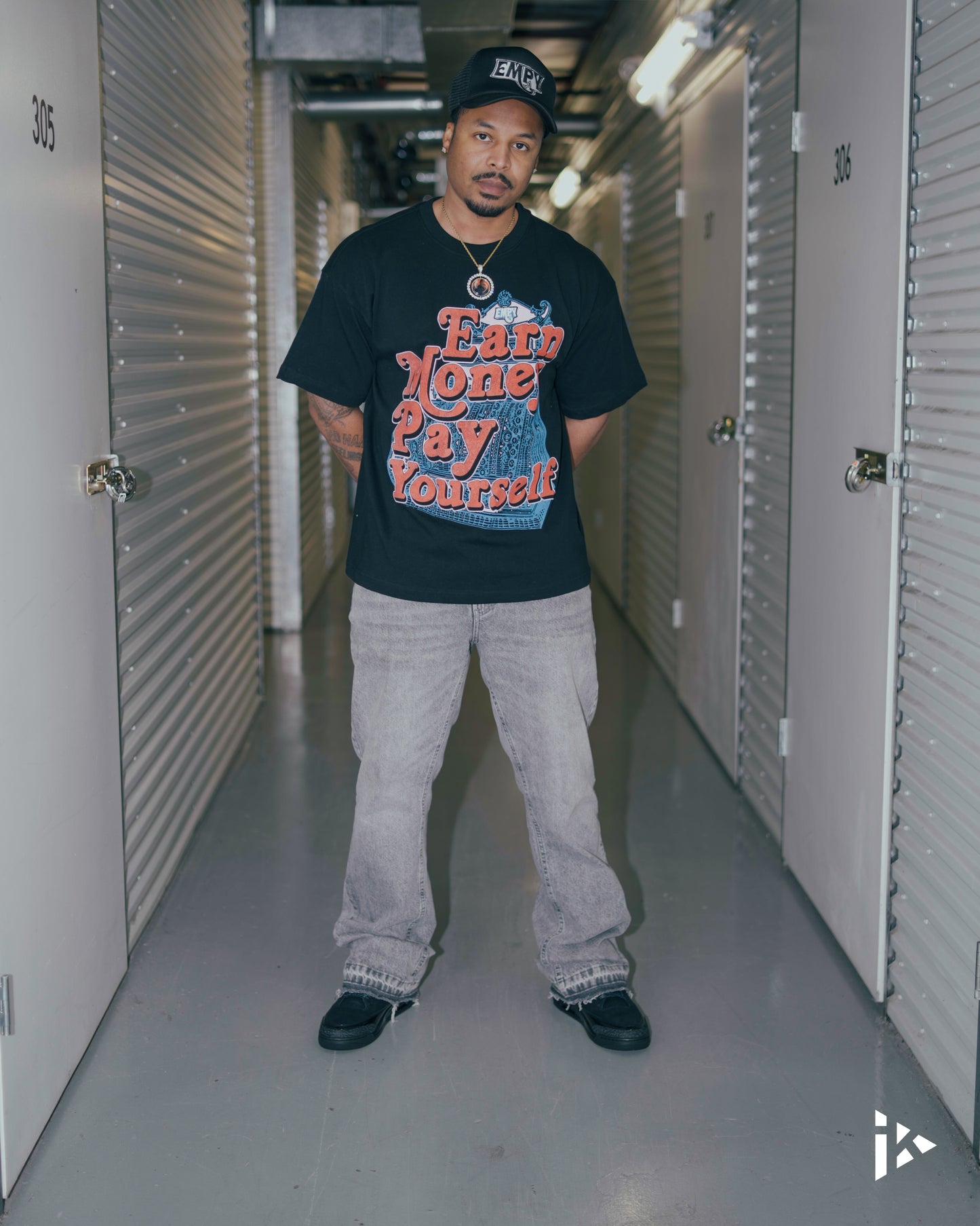 Empy “ Earn Money Pay Yourself “ Black Tee
