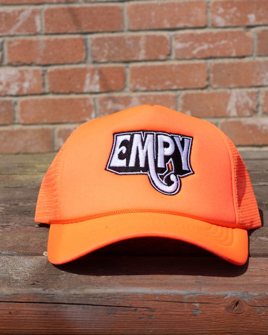 Orange Empy Trucker Hat