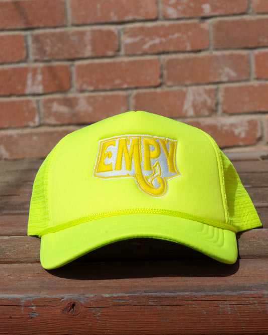 Neon Green Empy Trucker Hat